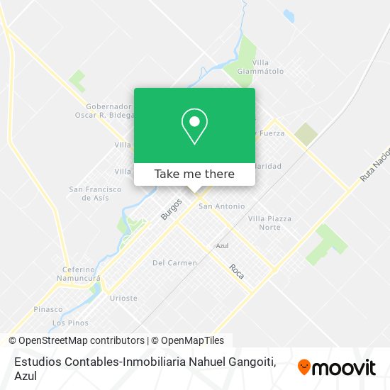 Estudios Contables-Inmobiliaria Nahuel Gangoiti map