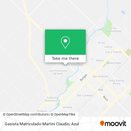 Gasista Matriculado-Martini Claudio map