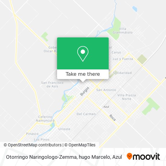 Otorringo Naringologo-Zemma, hugo Marcelo map