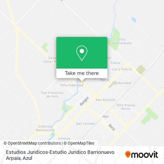 Estudios Juridicos-Estudio Juridico Barrionuevo Arpaia map
