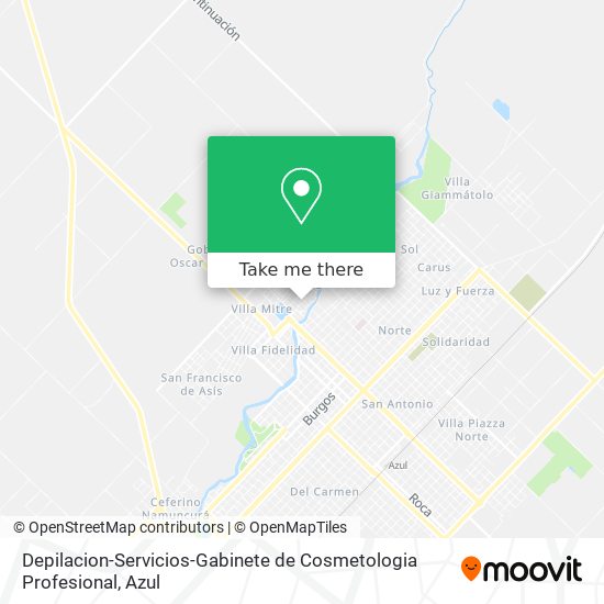 Depilacion-Servicios-Gabinete de Cosmetologia Profesional map