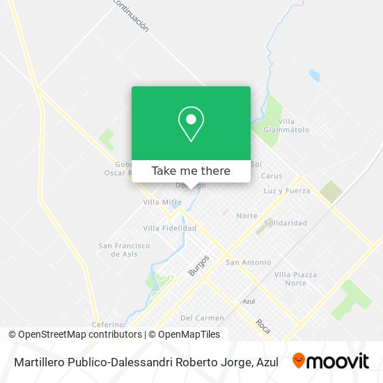 Martillero Publico-Dalessandri Roberto Jorge map