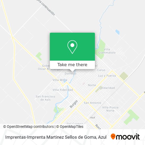 Imprentas-Imprenta Martinez Sellos de Goma map