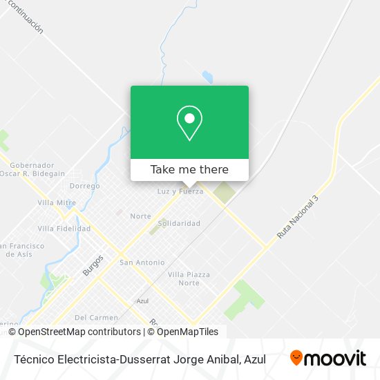 Técnico Electricista-Dusserrat Jorge Anibal map