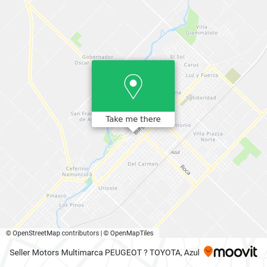 Seller Motors Multimarca PEUGEOT ? TOYOTA map