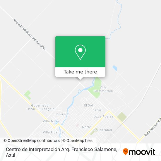 Centro de Interpretación Arq. Francisco Salamone map