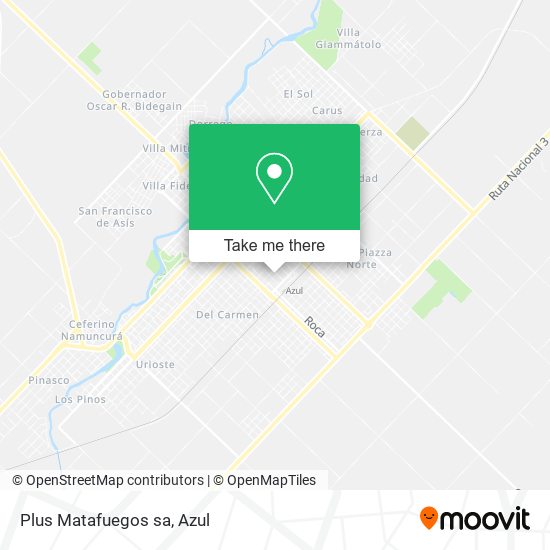 Mapa de Plus Matafuegos sa
