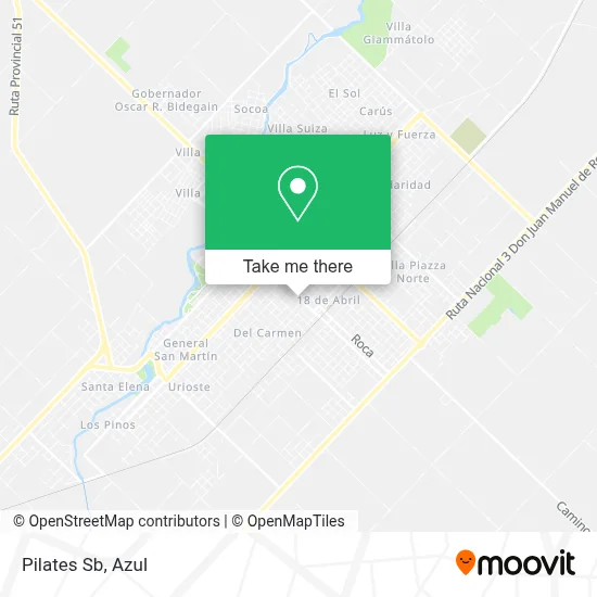 Pilates Sb map