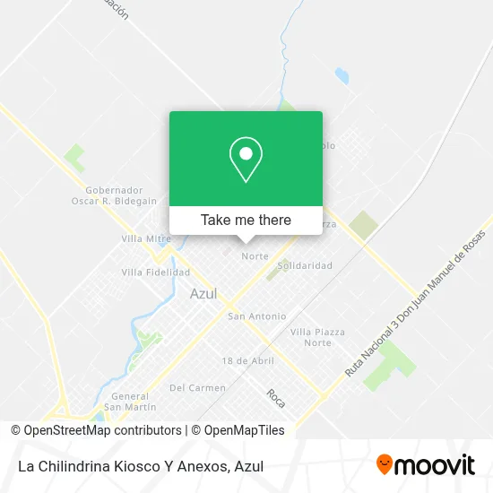 La Chilindrina Kiosco Y Anexos map