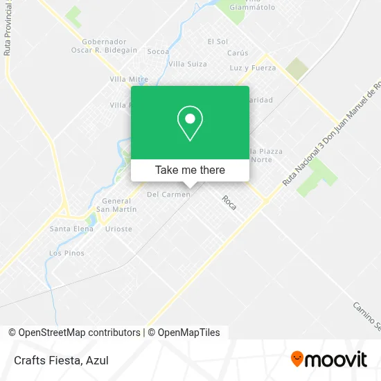 Crafts Fiesta map