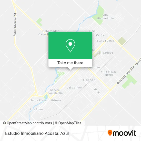 Estudio Inmobiliario Acosta map