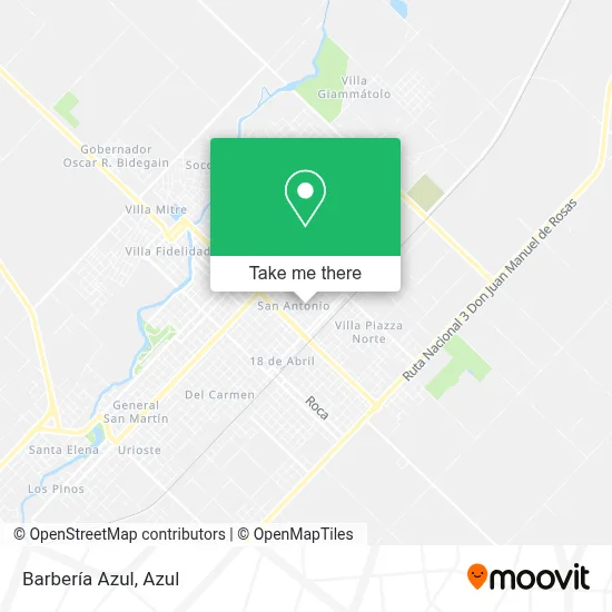 Barbería Azul map