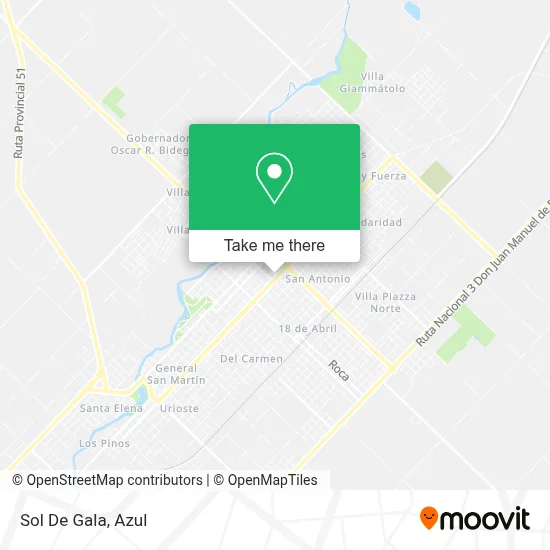 Sol De Gala map