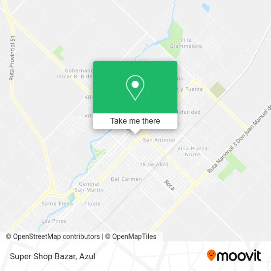 Super Shop Bazar map