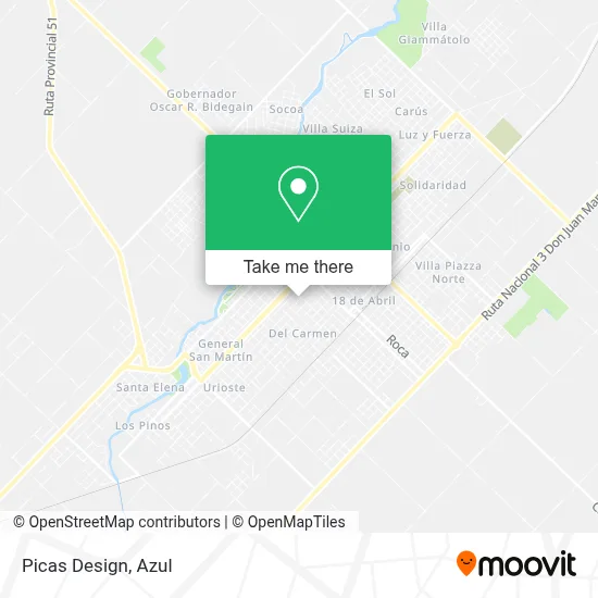 Picas Design map