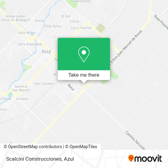 Scalcini Construcciones map