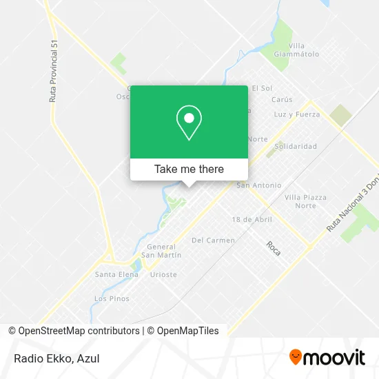 Radio Ekko map