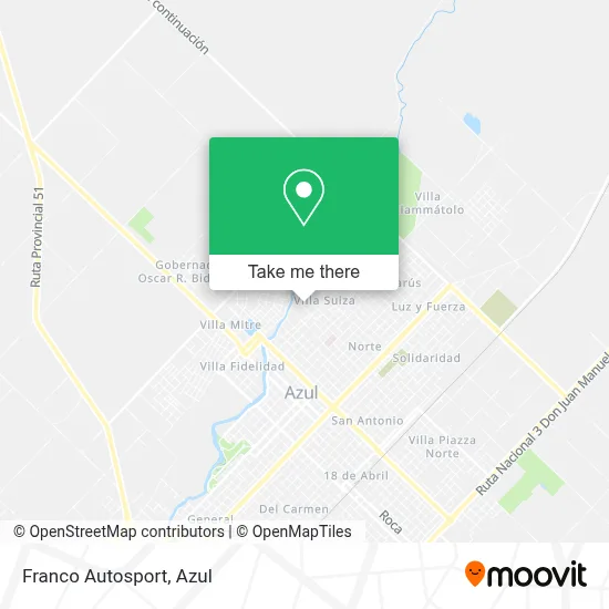Franco Autosport map