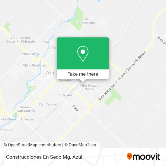 Construcciones En Seco Mg map