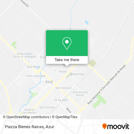 Piazza Bienes Raices map