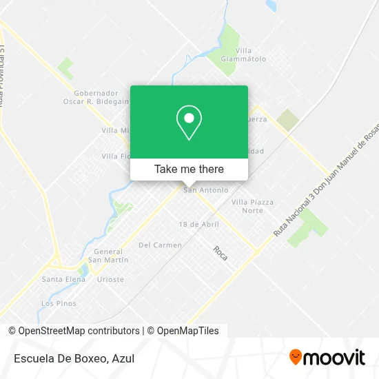 Escuela De Boxeo map