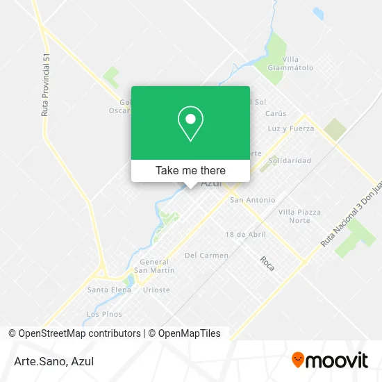 Arte.Sano map