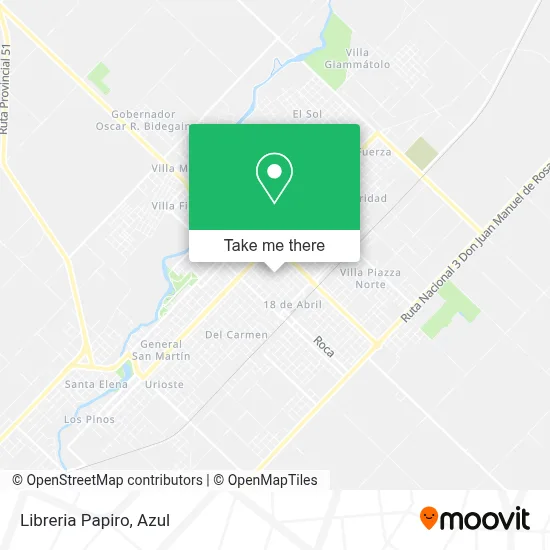 Libreria Papiro map