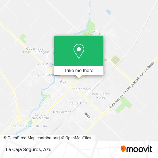 La Caja Seguros map