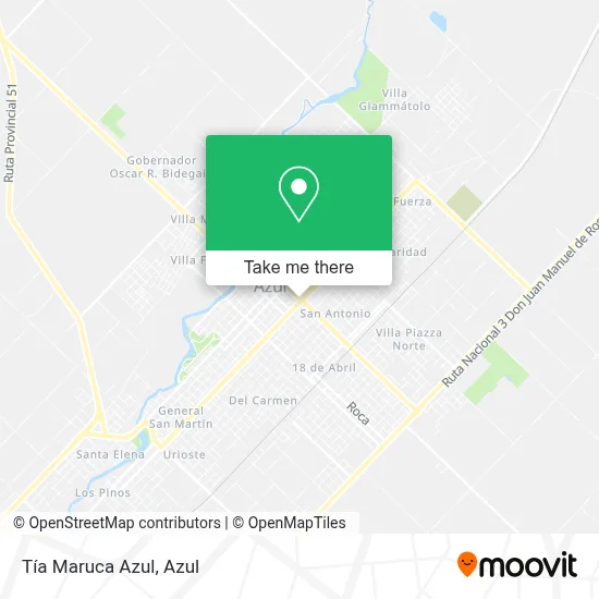 Tía Maruca Azul map