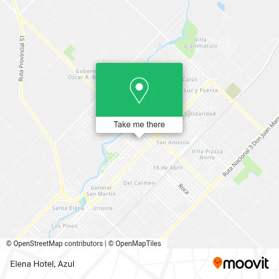 Elena Hotel map