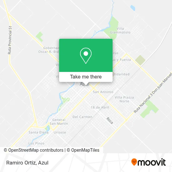 Ramiro Ortiz map