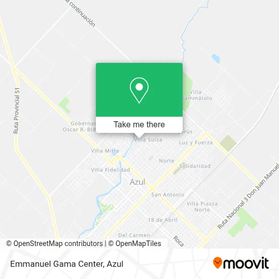 Emmanuel Gama Center map