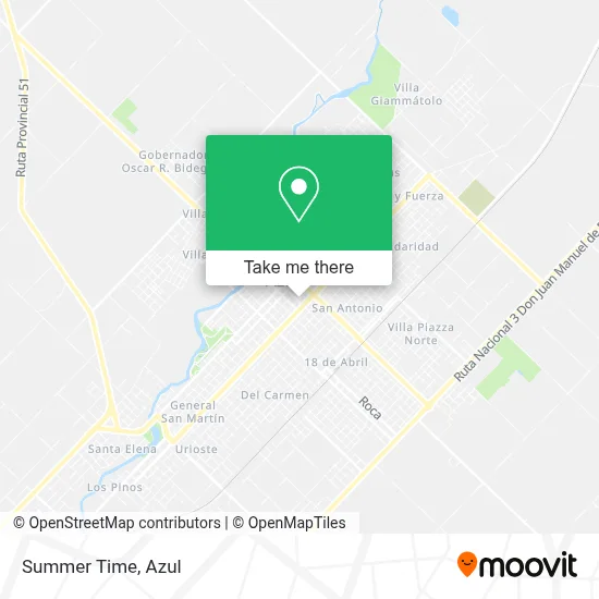 Summer Time map