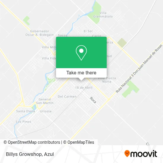 Billys Growshop map