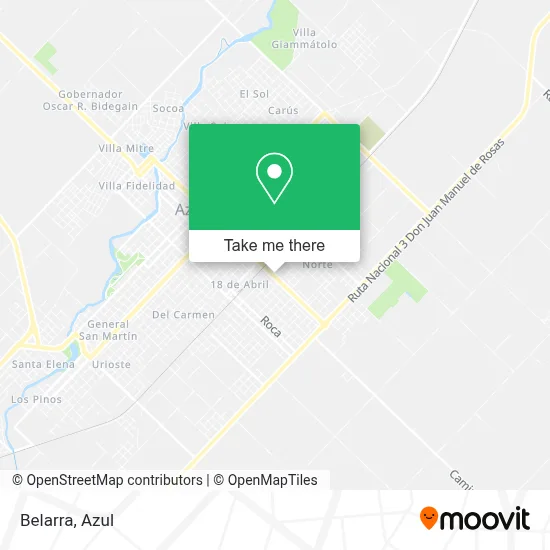 Belarra map