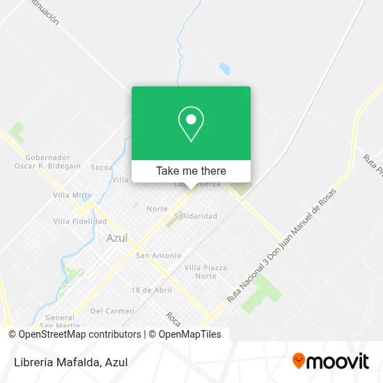 Libreria Mafalda map