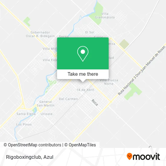 Rigoboxingclub map