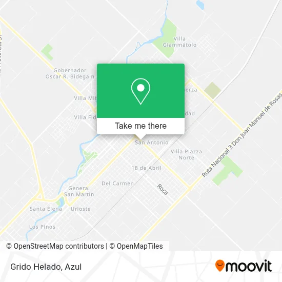 Grido Helado map