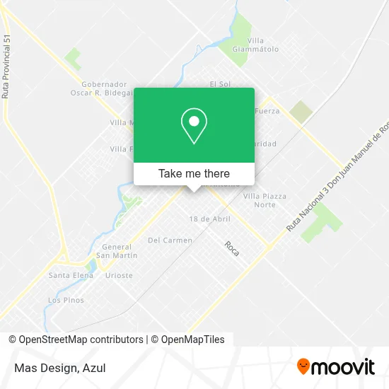 Mas Design map