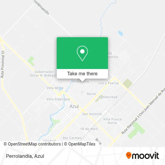 Perrolandia map