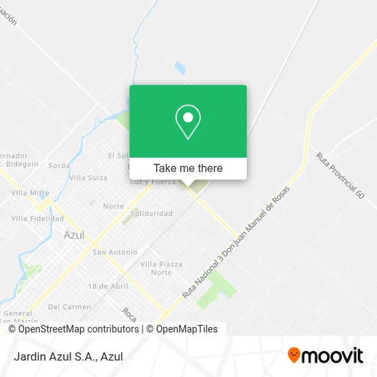 Jardin Azul S.A. map