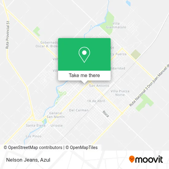 Nelson Jeans map