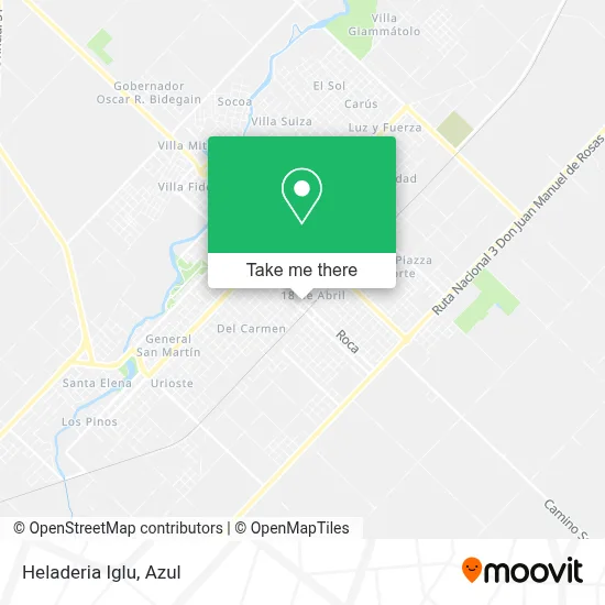 Heladeria Iglu map