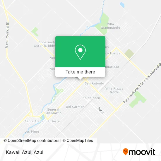 Kawaii Azul map