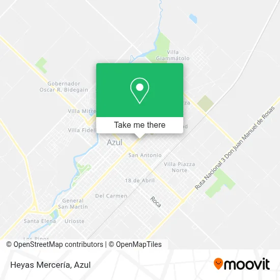 Heyas Mercería map