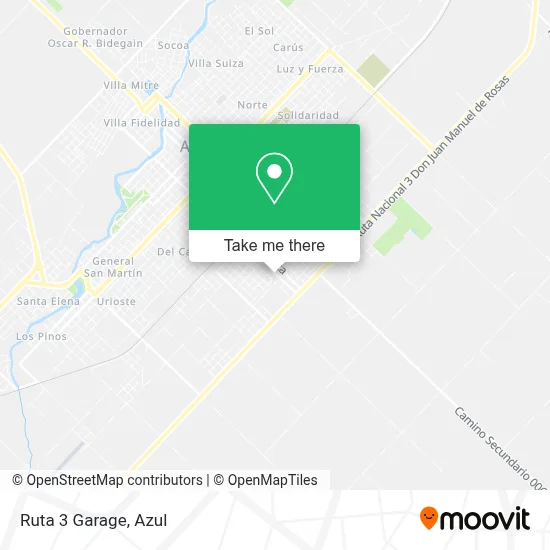 Ruta 3 Garage map