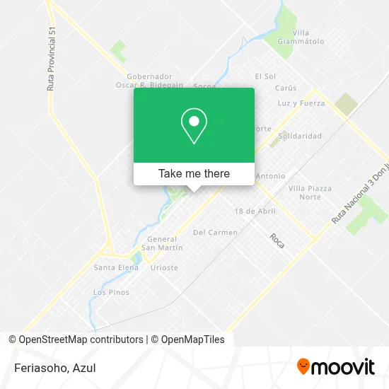 Feriasoho map