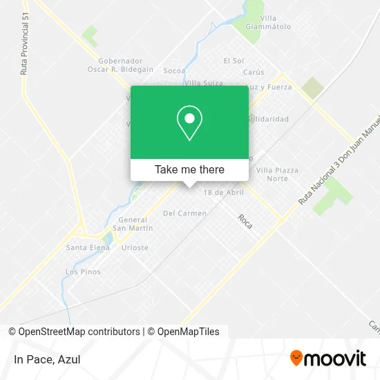 In Pace map