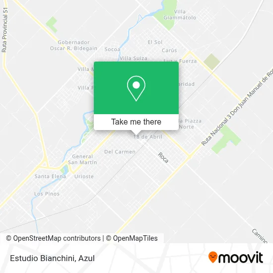 Estudio Bianchini map