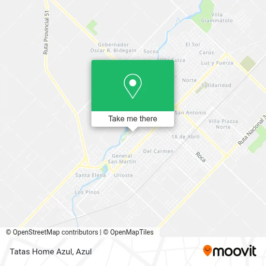Tatas Home Azul map